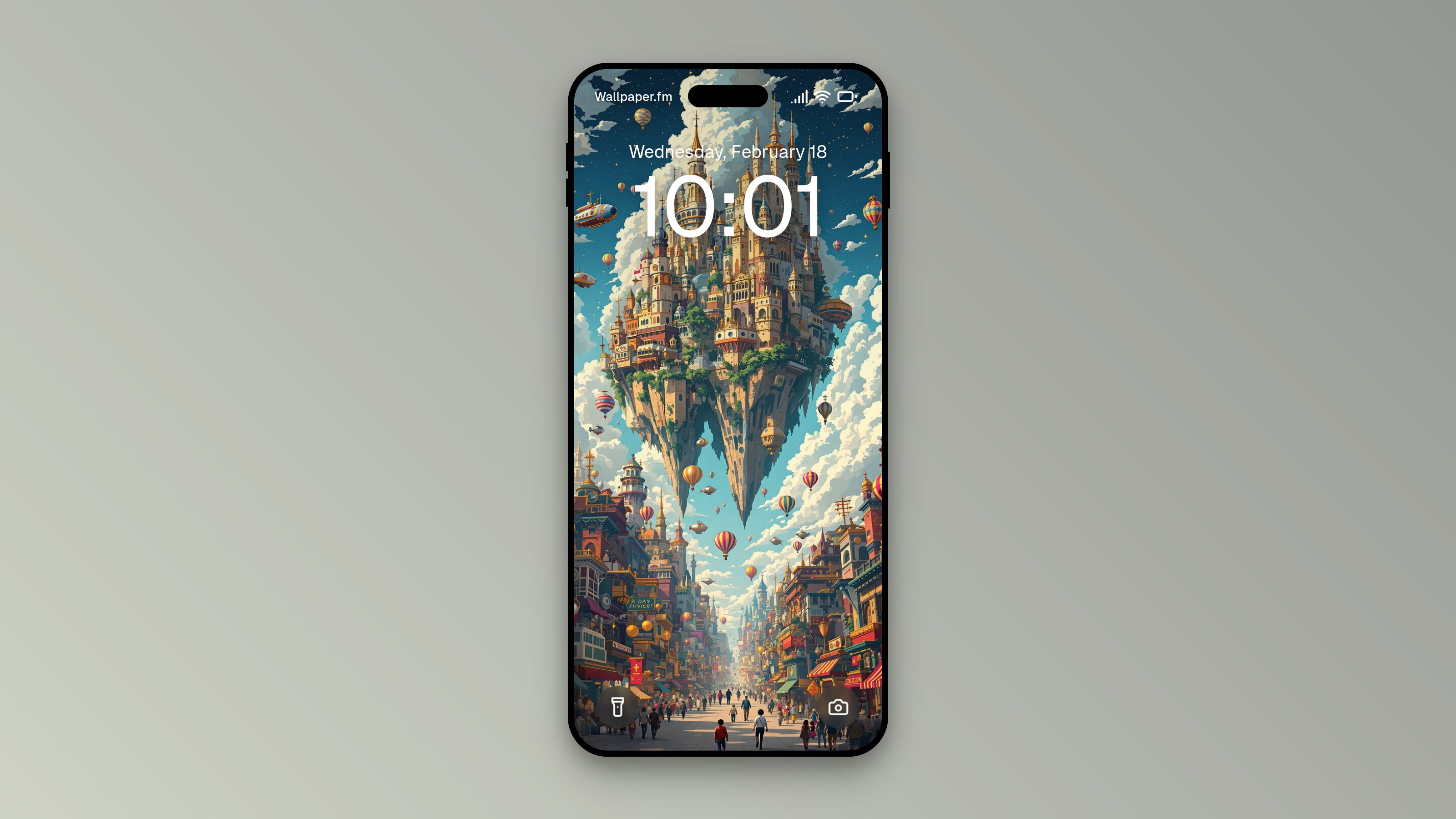 Floating City Among the Clouds